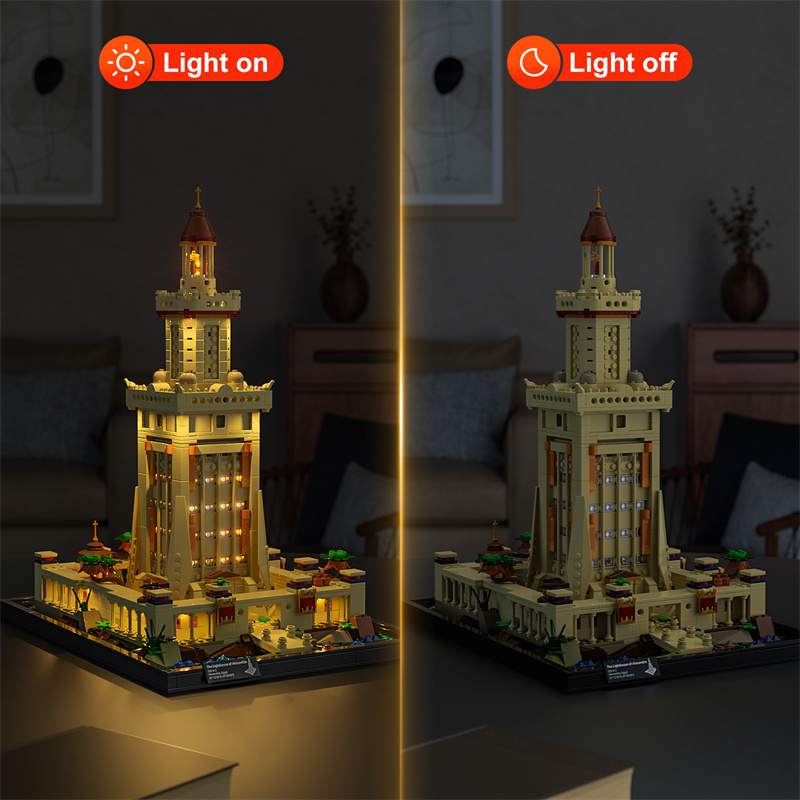 FunWhole F9008 The Lighthouse of Alexandria 5 - MOC FACTORY