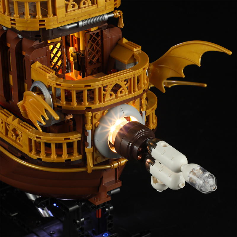 FunWhole F9014 Light Catcher Steampunk Airship 2 - MOC FACTORY