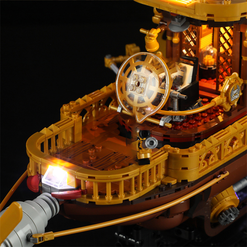 FunWhole F9014 Light Catcher Steampunk Airship 5 - MOC FACTORY
