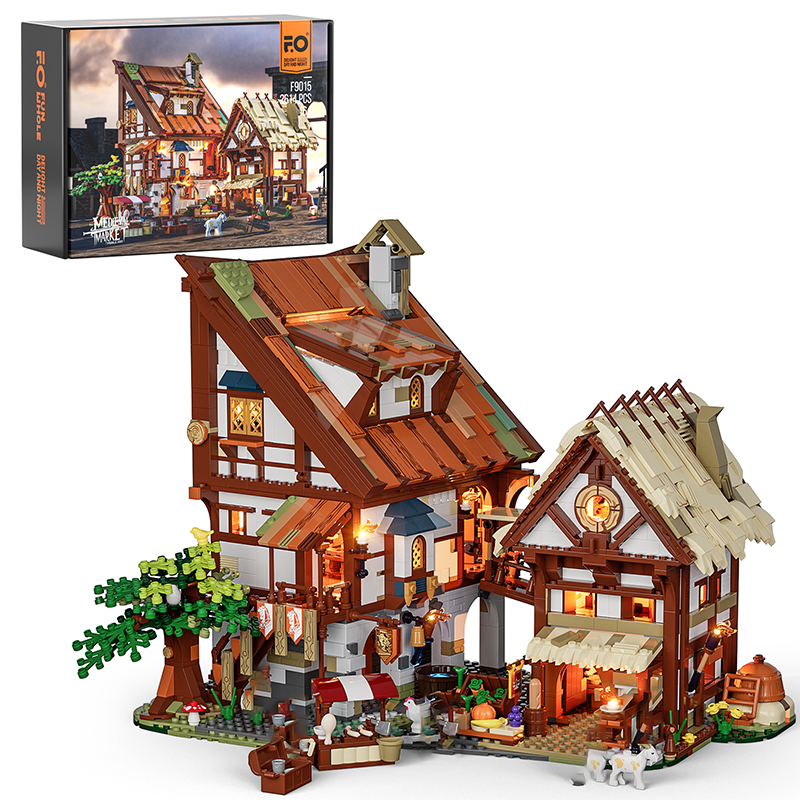 FunWhole F9015 Medieval Market 1 - MOC FACTORY