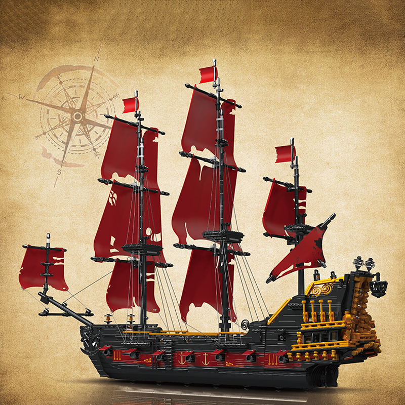 MOULD KING 13109 Pirates of QA Ship 2 - MOC FACTORY