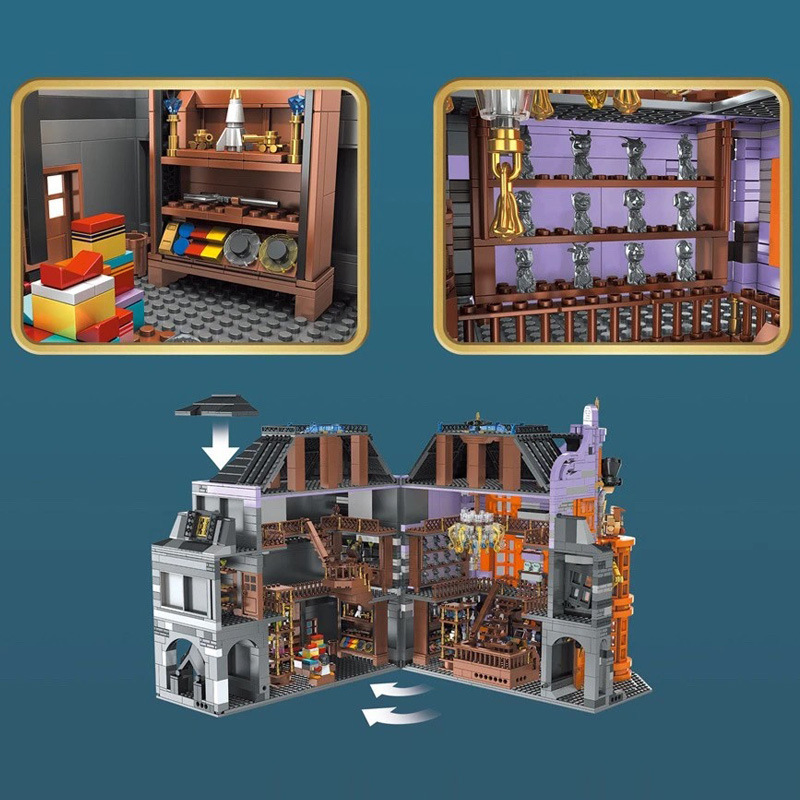 Mould King 16041 Movie Game Magic Joker Shop Building Blocks 3363pcs Bricks Toys Model Kit 1 - MOC FACTORY