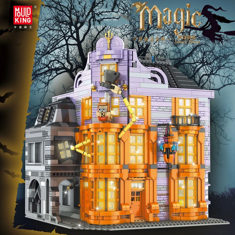 Mould King 16041 Movie Game Magic Joker Shop Building Blocks 3363pcs Bricks Toys Model Kit 4 - MOC FACTORY