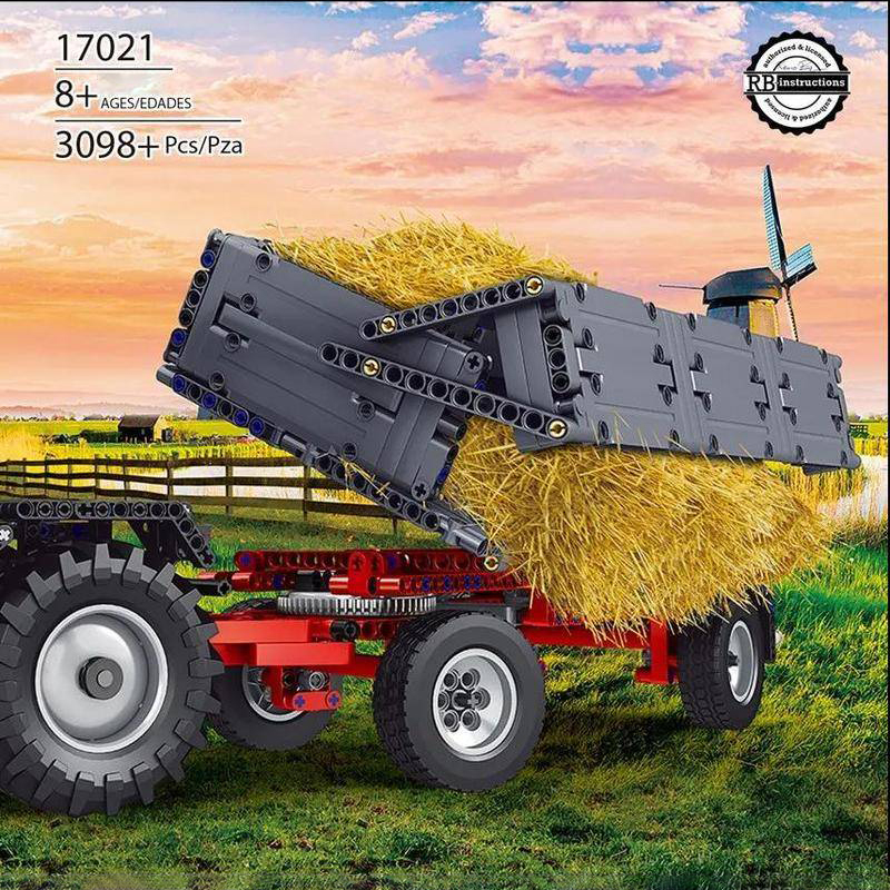 Mould King 17021 Tractor Fastrac 4000er series with RC 5 - MOC FACTORY