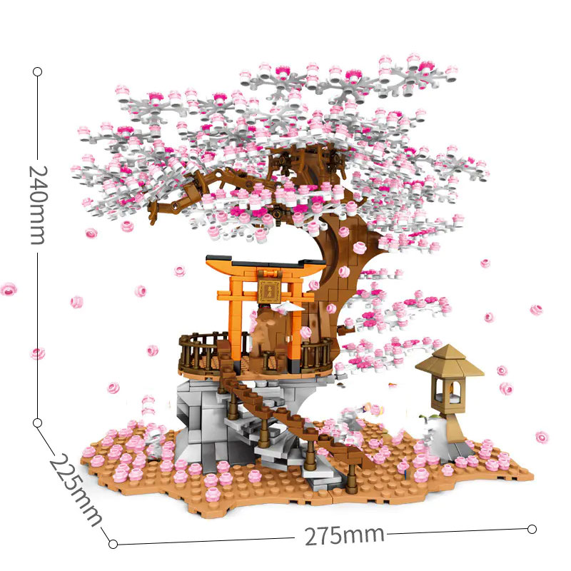 SEMBO 601076 Culture of Japan Series Cherry Blossom Season 2 - MOC FACTORY