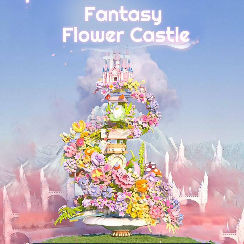 SEMBO 611072 Fantasy Flower Castle 1 - MOC FACTORY