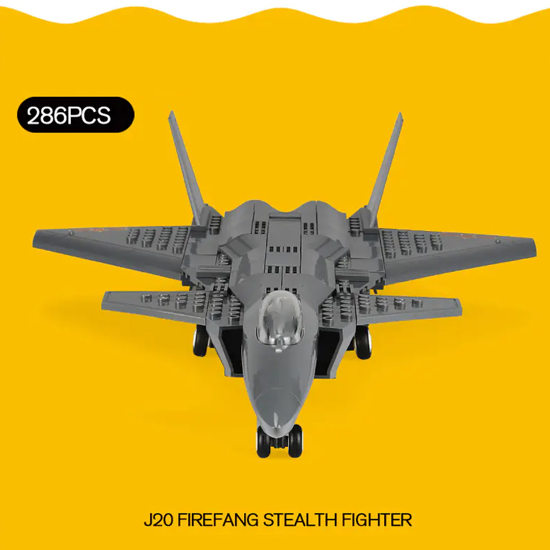 WANGE 4003 J20 Heavy Stealth Fighter 2 - MOC FACTORY