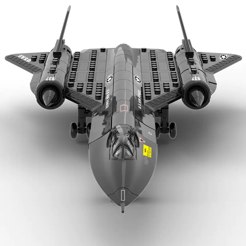 WANGE 4005 Blackbird Reconnaissance Aircraft SR 71 2 - MOC FACTORY