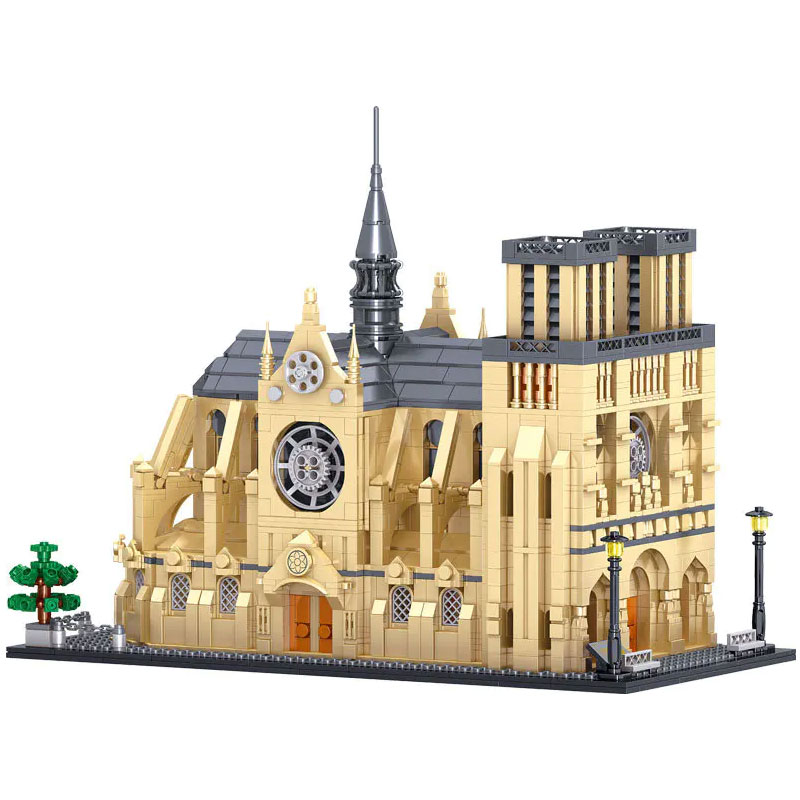 ZHEGAO QL0964 Cathedrale Notre Dame de Paris 1 - MOC FACTORY