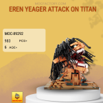 MOC Factory 89292 Eren Yeager Attack on Titan Model Bricks