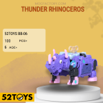 52TOYS BB-06 Thunder Rhinoceros Model Bricks