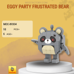 MOC Factory 89304 Eggy Party Frustrated Bear Model Bricks