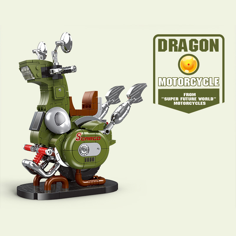 CBOX JD001 Dragon Motobcycle 4 1 - MOC FACTORY