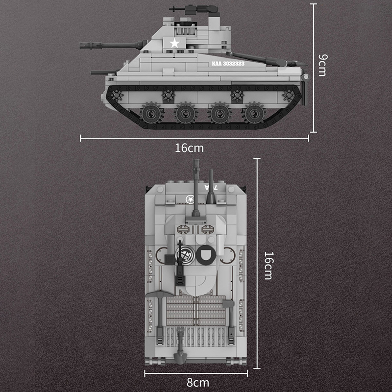 Forange FC4005 M4A3 Main Battle Tank 4 - MOC FACTORY