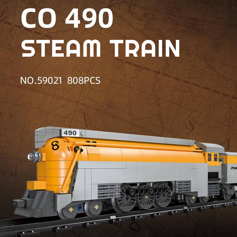 JIESTAR 59021 CO 490 Steam Train 3 - MOC FACTORY