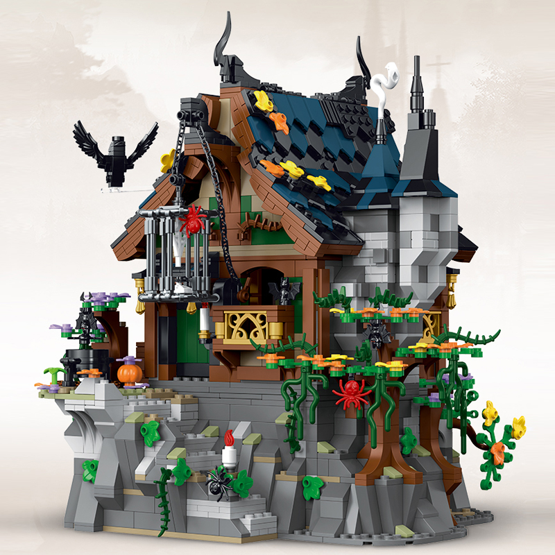 Mork 033011 Medieval The Witch House 1 - MOC FACTORY