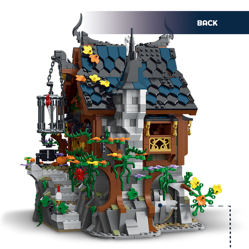 Mork 033011 Medieval The Witch House 2 - MOC FACTORY