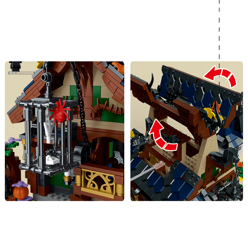 Mork 033011 Medieval The Witch House 5 - MOC FACTORY