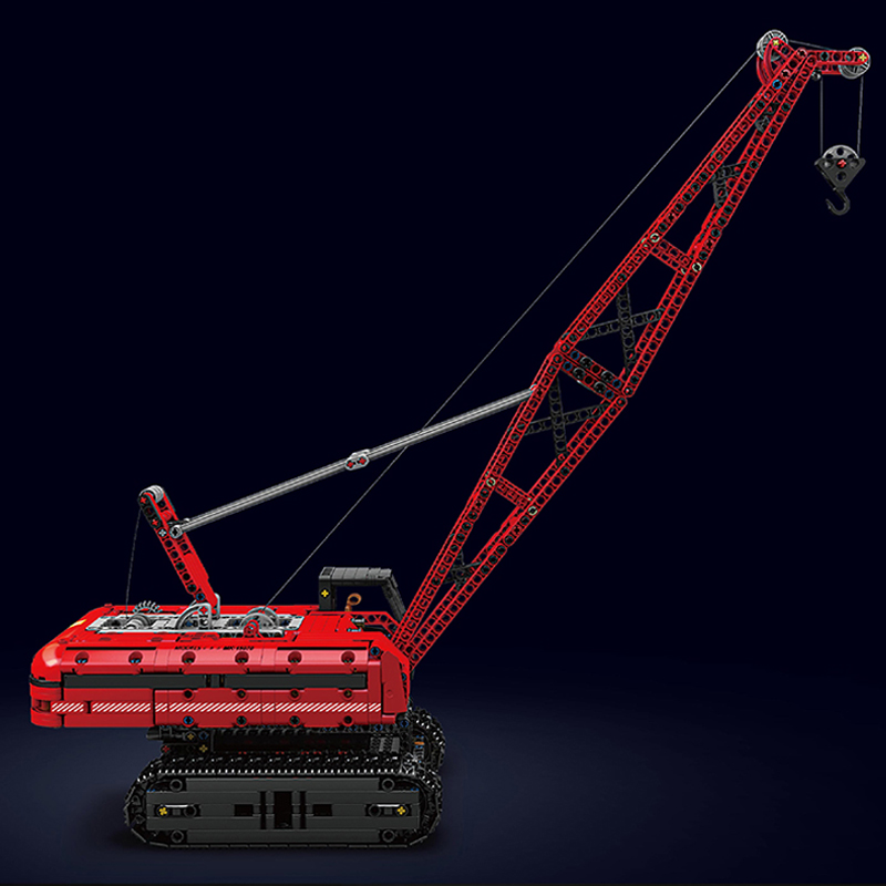Mould King 15070 Motor Red Crawler Crane 2 - MOC FACTORY