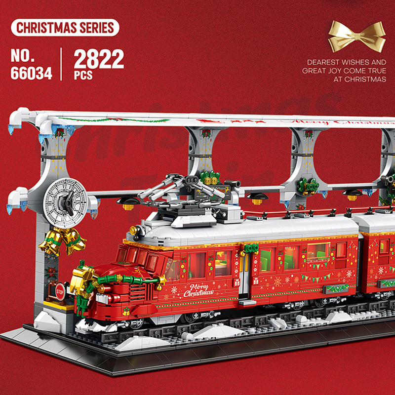 Reobrix 66034 Christmas Train 5 - MOC FACTORY