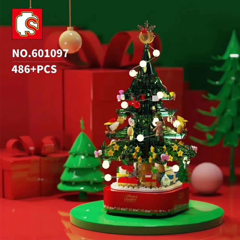 SEMBO 601097 Christmas Tree 1 - MOC FACTORY