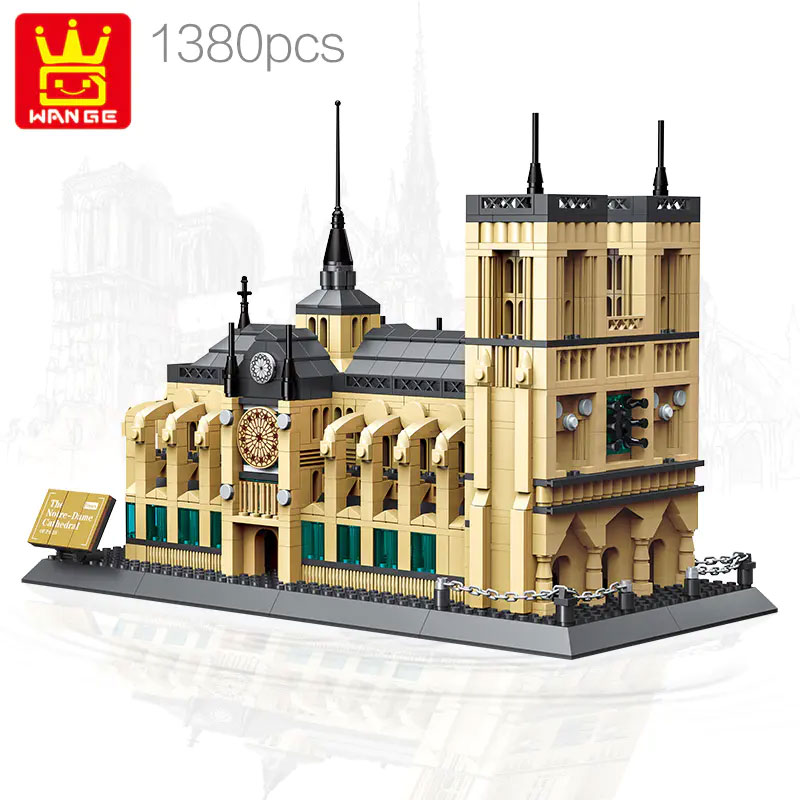 Wange 5210 Cathedrale Notre Dame de Paris 1 - MOC FACTORY