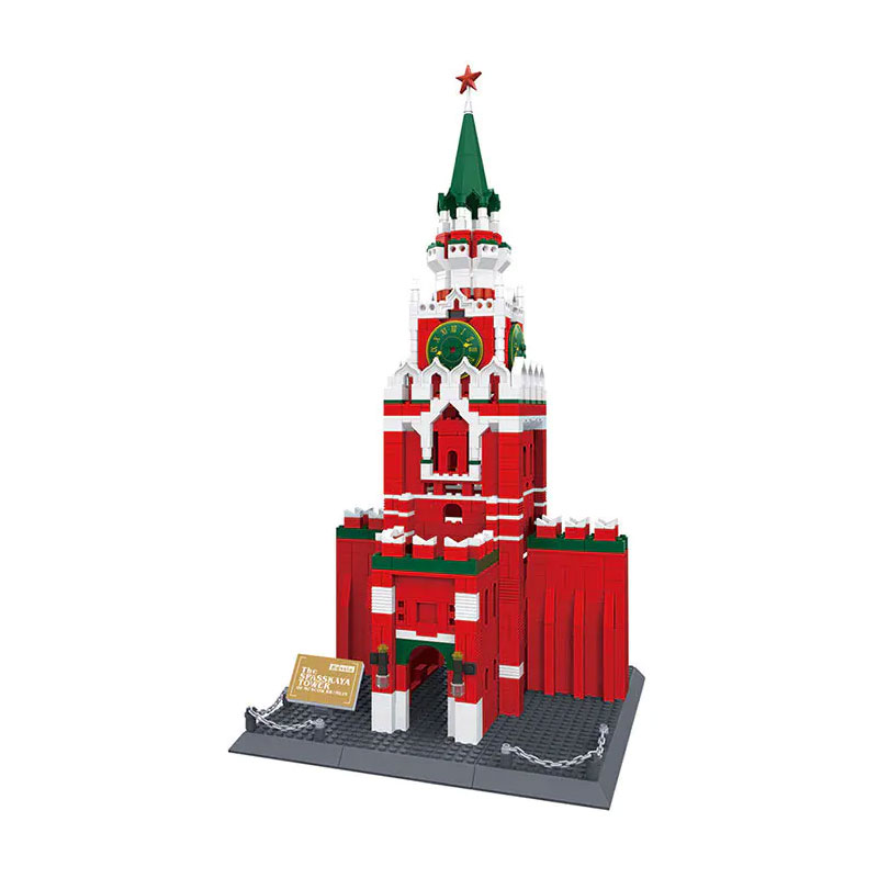 Wange 5219 The Spasskaya Tower of Moscow Kremlin 2 - MOC FACTORY