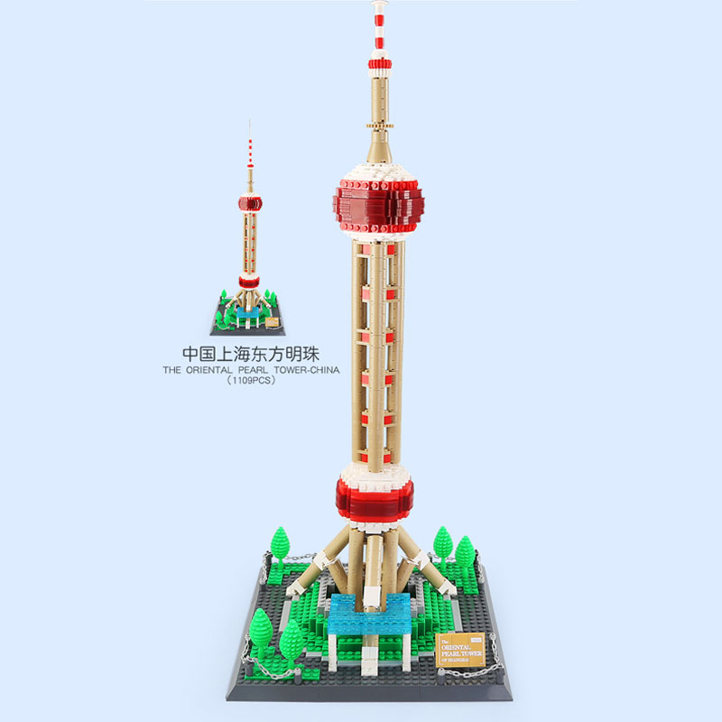 Wange 5224 Oriental Pearl Tower Shanghai China 5 - MOC FACTORY