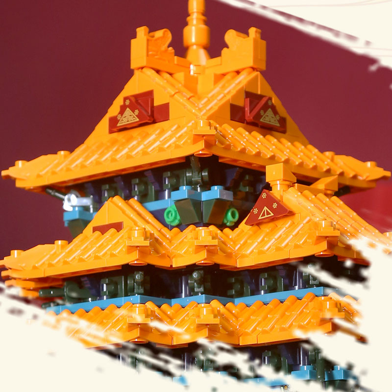 Wange 5239 Turret of Palace Museum Beijing China 4 - MOC FACTORY