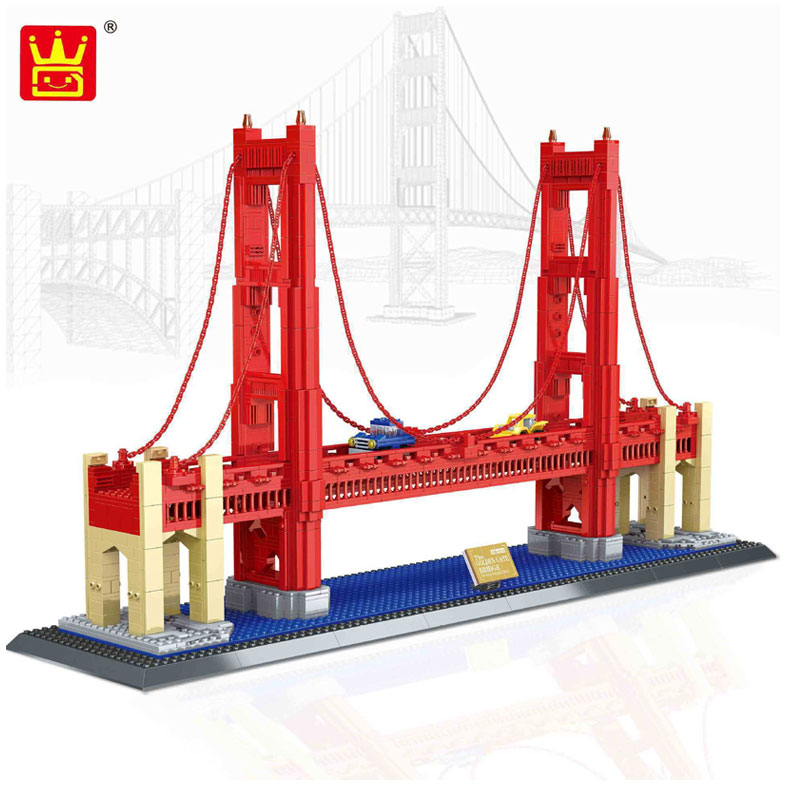 Wange 6210 Golden Gate Bridge San Francisco America 1 - MOC FACTORY