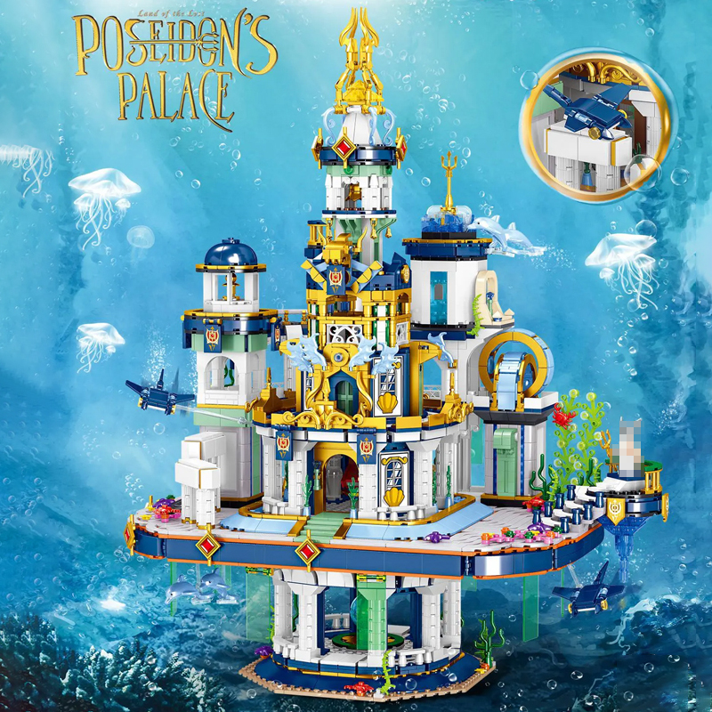 ZHEGAO 01048 Poseidons Palace 1 - MOC FACTORY
