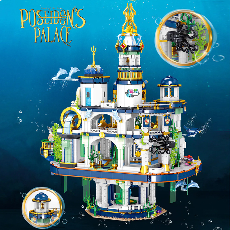 ZHEGAO 01048 Poseidons Palace 4 - MOC FACTORY