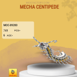 MOC Factory 89280 Mecha Centipede Model Bricks