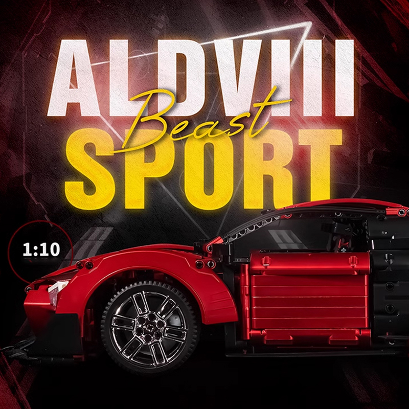 K-Box 10516B Audi R8 Model Bricks 4 - MOC FACTORY K-Box 10516B Audi R8 Model Bricks - Image 4