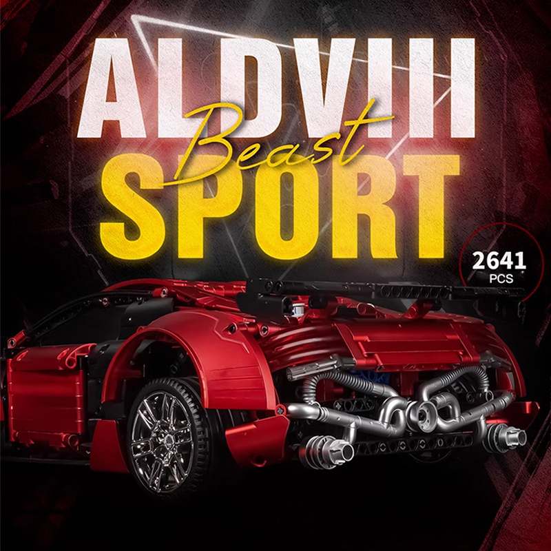 K-Box 10516B Audi R8 Model Bricks 5 - MOC FACTORY K-Box 10516B Audi R8 Model Bricks - Image 5