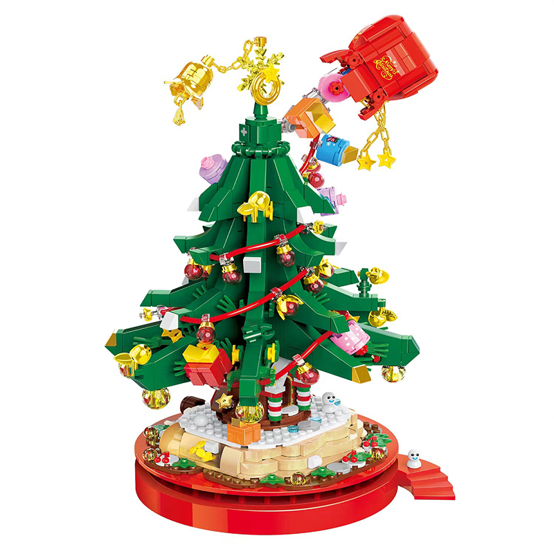 YONGLEXING 88036 Christmas Tree Seasonal Model Bricks 2 - MOC FACTORY YONGLEXING 88036 Christmas Tree Seasonal Model Bricks - Image 2