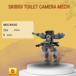 MOC Factory 89242 Skibidi Toilet Camera Mech Model Bricks