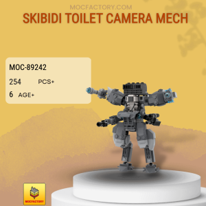 MOC Factory Movies and Games 89242 Skibidi Toilet Camera Mech