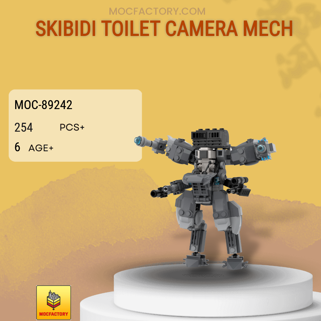 MOC Factory 89242 Skibidi Toilet Camera Mech Model Bricks | MOC FACTORY