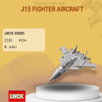 LWCK 90085 J15 Fighter Aircraft Model Bricks