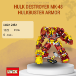 LWCK 2052 Hulk Destroyer MK-48 Hulkbuster Armor Model Bricks