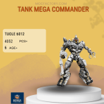 TUOLE 6012 Tank Mega Commander Model Bricks