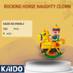 KAIDO KD-99006-2 Rocking Horse Naughty Clown Model Bricks