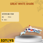 52TOYS BB-17GW Great White Shark Model Bricks