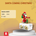REOBRIX 66001 Santa Coming Christmas Model Bricks