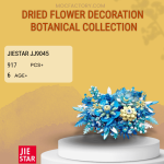 JIESTAR JJ9045 Dried Flower Decoration Botanical Collection Model Bricks