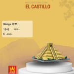WANGE 6225 EL Castillo Model Bricks