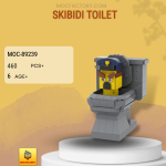 MOC Factory 89239 Skibidi Toilet Model Bricks