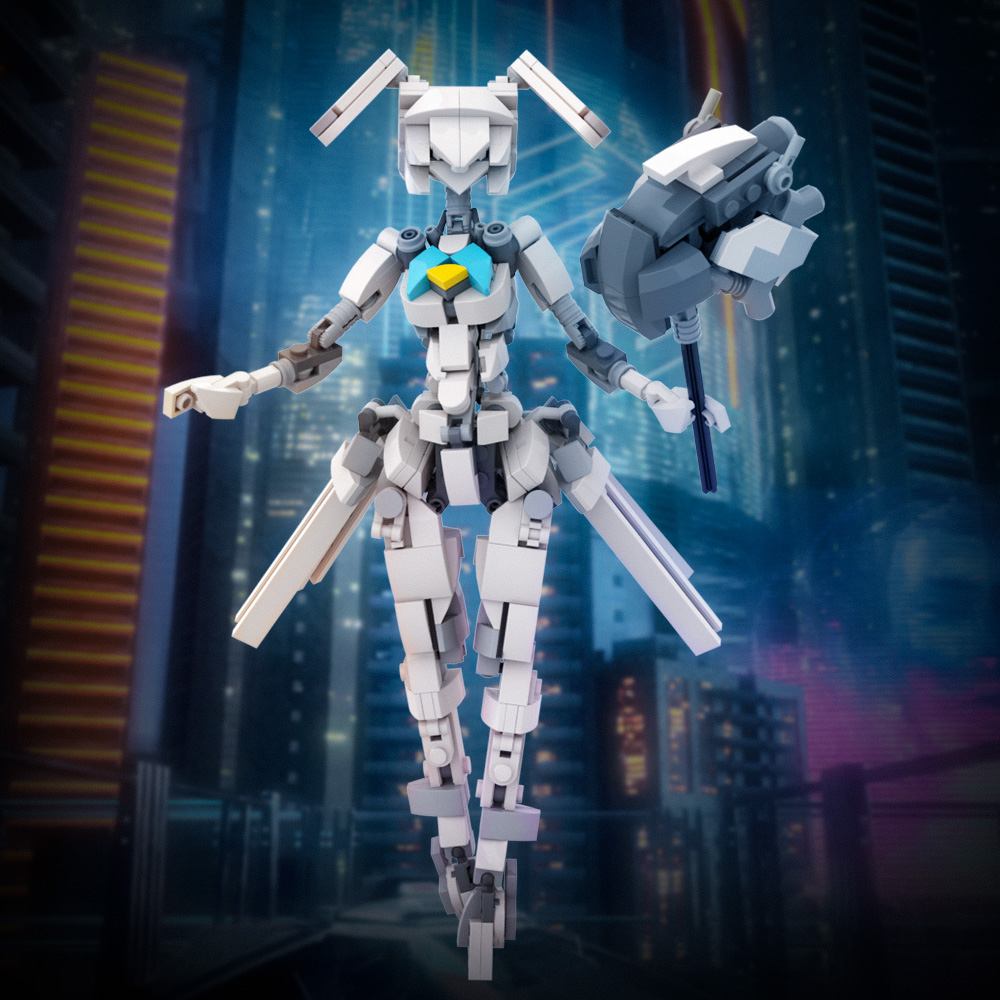 MOC Factory 89230 Mobile Suit Girl Model Bricks 8 - MOC FACTORY MOC Factory 89230 Mobile Suit Girl Model Bricks - Image 8