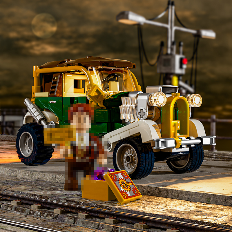 FunWhole F9019 Steam Runk World Model Bricks 4 - MOC FACTORY FunWhole F9019 Steam Runk World Model Bricks - Image 4